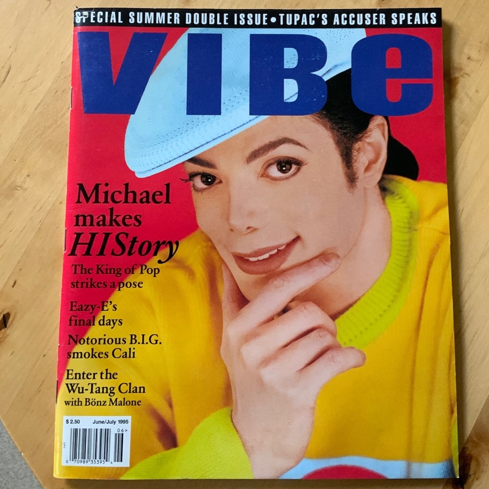 COPY - Michael Jackson Vintage VIBE Magazine June/July 1995